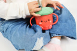 Itzy Snack Cup – Strawberry Silicone Snack Container