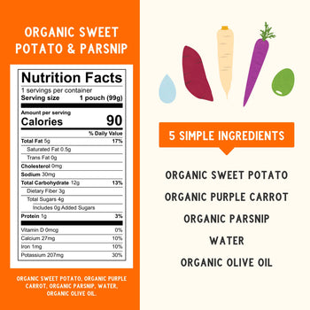 Organic Sweet Potato Baby Food Pouch
