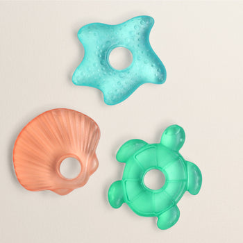 Cutie Coolers™ Water Filled Teethers (3-pack): Cactus