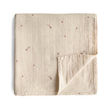 Mushie Organic Cotton Muslin Swaddle Blanket
