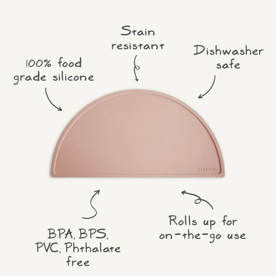 Mushie Silicone Placemat – Food-Grade Baby Placemat