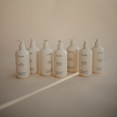 Mushie Shampoo & Body Wash – Gentle Baby Hair & Skin Wash