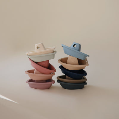 Stackable Bath Boats Toy Set