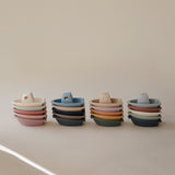 Stackable Bath Boats Toy Set