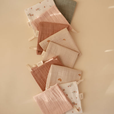 Organic Muslin Baby Washcloths
