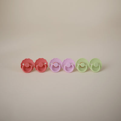 FRIGG Daisy Rubber Pacifier – Natural Latex Baby Pacifier