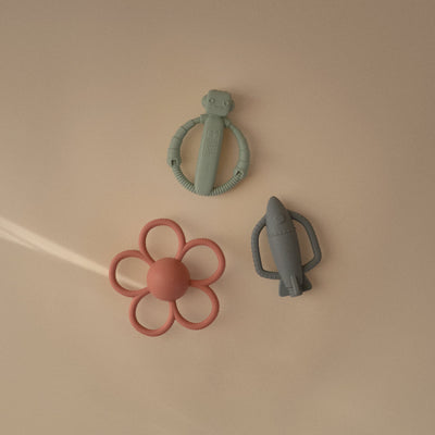 Silicone Rocket Rattle Teether