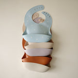 Mushie Silicone Baby Bib – Adjustable Catch-All Bib