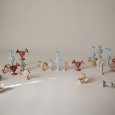 Silicone Suction Builder Toy Set