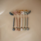 Mushie Hera Silicone Pacifier Clip – Minimalist Baby Pacifier Holder