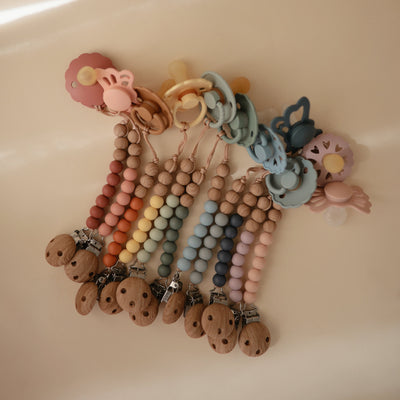Mushie Eva Silicone Pacifier Clip