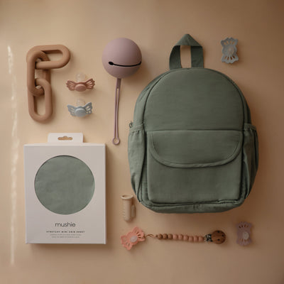 Mushie Silicone Pacifier Case – On-the-Go Pacifier Holder