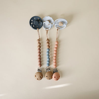 Mushie Eva Silicone Pacifier Clip