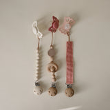 Mushie Hera Silicone Pacifier Clip – Minimalist Baby Pacifier Holder