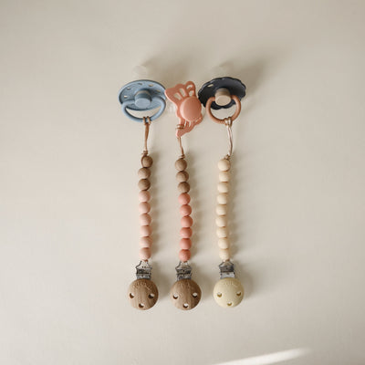 Mushie Eva Silicone Pacifier Clip