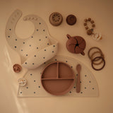 Mushie Luna Silicone Pacifier Clip