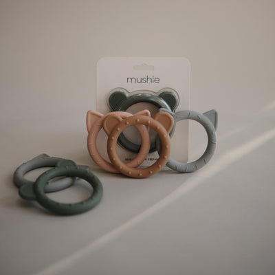 Mushie Cat Teether – Silicone Baby Teether