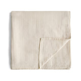 Mushie Organic Cotton Muslin Swaddle Blanket
