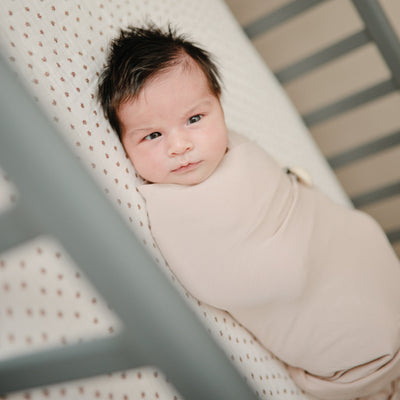 Organic Stretchy Baby Swaddle Blanket
