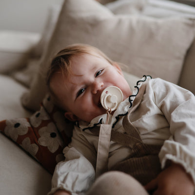 FRIGG Rope Silicone Pacifier – SilkySoft™ Medical Grade Silicone