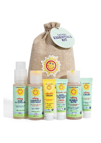 California Baby Calming Baby Travel Kit – Lavender & Clary Sage Bath & Skincare Set