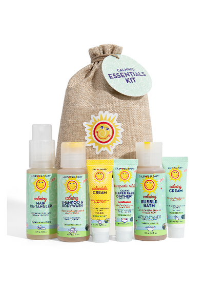 California Baby Calming Baby Travel Kit – Lavender & Clary Sage Bath & Skincare Set