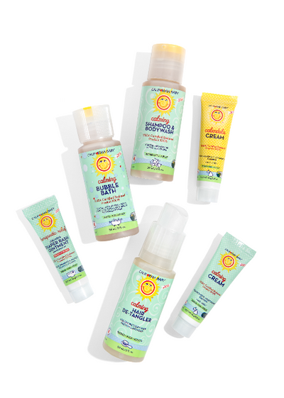 California Baby Calming Baby Travel Kit – Lavender & Clary Sage Bath & Skincare Set