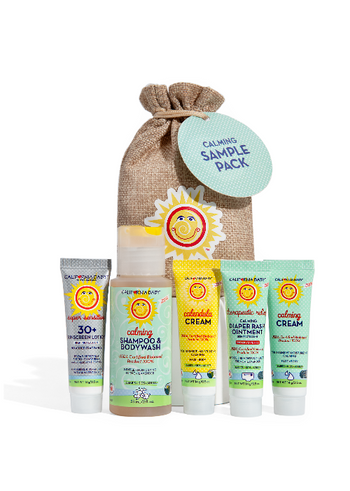 California Baby Calming Sample Pack – Travel Size Baby Skincare Set