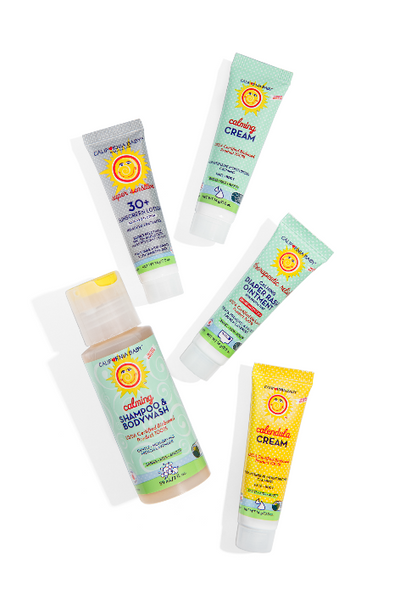 California Baby Calming Sample Pack – Travel Size Baby Skincare Set