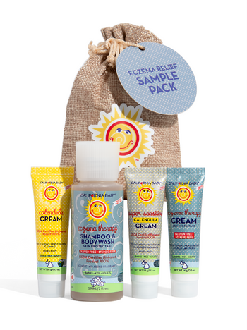 California Baby Eczema & Sensitive Skin Sample Kit – Ultra-Gentle Trial Set