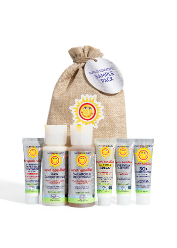 California Baby Super Sensitive Sample Pack – Fragrance-Free Baby Essentials