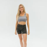 Go With The Flow Nursing Sports Bra - Heathered Gray