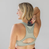 Go With The Flow Nursing Sports Bra - Sage