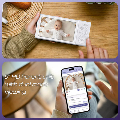 Hubble Connected GoBaby AI Portable Pro Baby Monitor