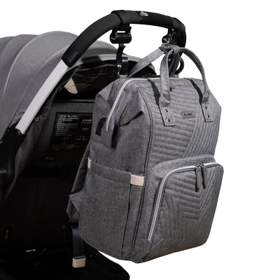 SUNVENO Quilted Diaper Bag Backpack – 13 Compartments