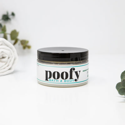 Greener Than Petroleum Jelly Organic skin balm container shown for external skincare use