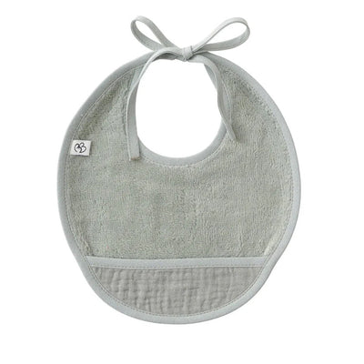 Bi-material birth bibs