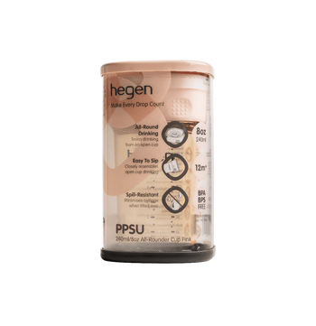 Hegen PCTO™ 240ml/8oz All-Rounder Cup PPSU Pink (12 months and above)