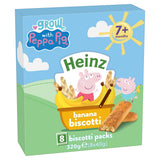 Heinz Peppa Pig Banana Biscotti Baby Snack 8x40g (7+ Months)