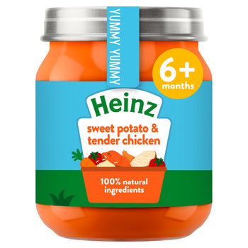 Heinz Sweet Potato & Chicken Baby Food Jar 120g (6+ Months)