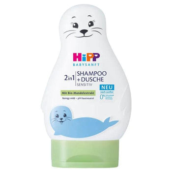 HiPP Baby Sanft Gentle 2in1 Shampoo + Shower 200 Ml (90124) - Euromallusa