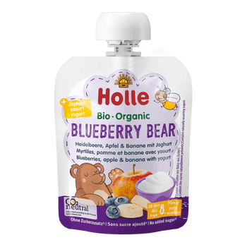 Holle Blueberry Bear – Blueberries, Apple & Banana With Yogurt 85 G (163904) - Euromallusa