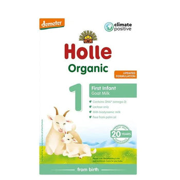 Holle Goat Milk Stage 1 Organic Formula + DHA (400g) - Euromallusa