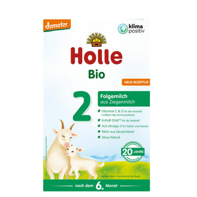 Holle Goat Milk Stage 2 Organic Formula + DHA (400g) - Euromallusa