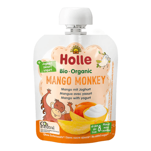 Holle Mango Monkey – Mango With Yogurt 85G (163904) - Euromallusa