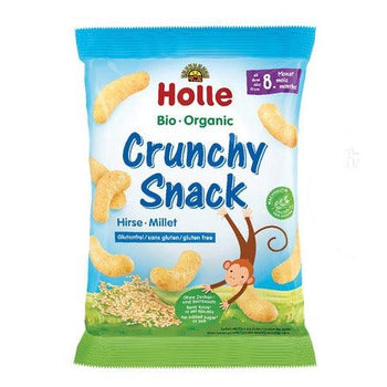 Holle Millet Crunchy Baby Puffs (8+ Months) 25g (160104) - Euromallusa