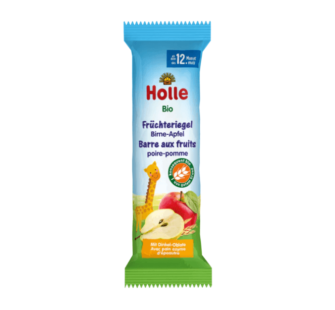 Holle Organic Fruit Bar Pear & Apple 25g (157601) - Euromallusa