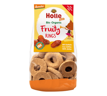 Holle Organic-Fruity Rings with Dates 125g (149304) - Euromallusa