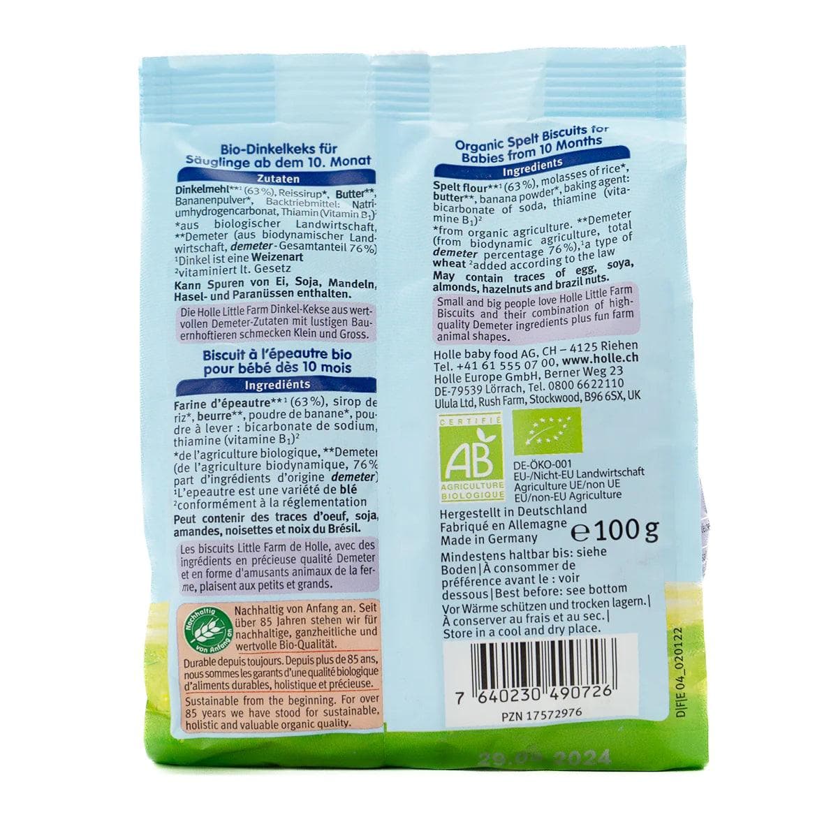 🌾 Organic Spelt Baby Rusk EuromallUSA's Nutritious Baby Snack 🍼