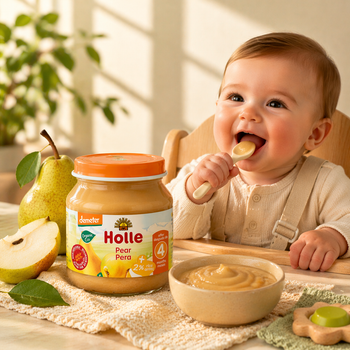 Holle 100 % Pear Puree 125 g (106801)